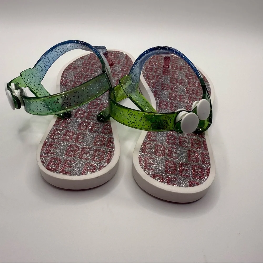 Girls Colorful Glitter Sandals